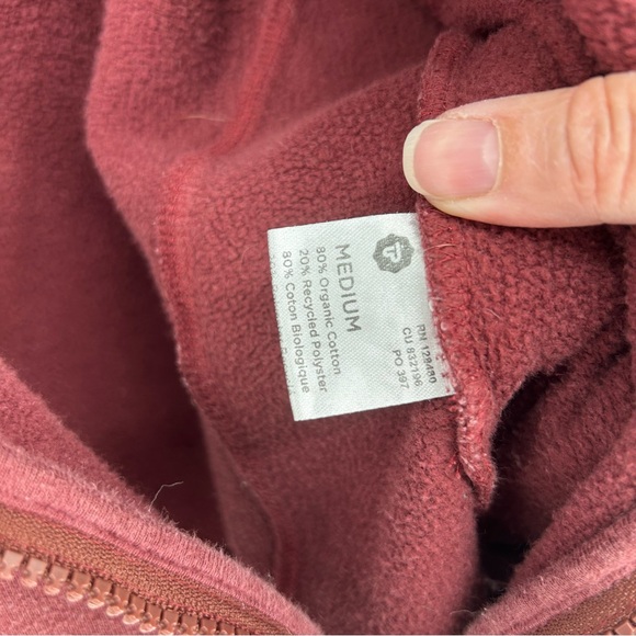 PACT Organic Pink Hoodie - Picture 3 of 4